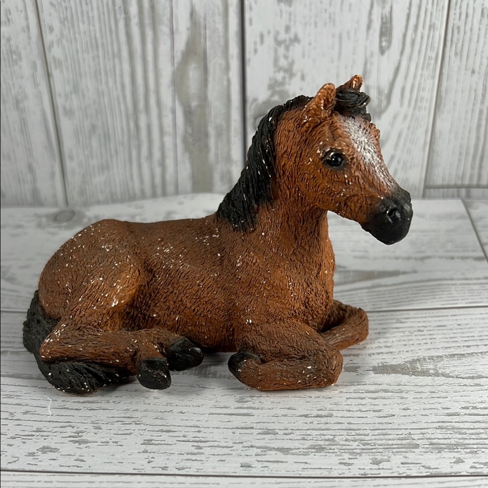 Elegant Brown Horse Figurine